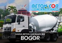 harga beton cor ready mix dan sewa pompa beton di bogor