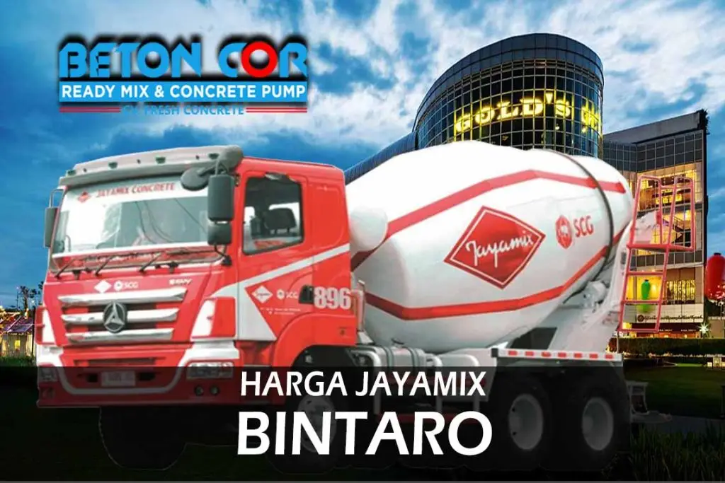 Harga Beton Cor Ready Mix Jayamix di Bintaro