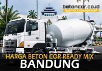 harga beton cor ready mix jayamix di bandung