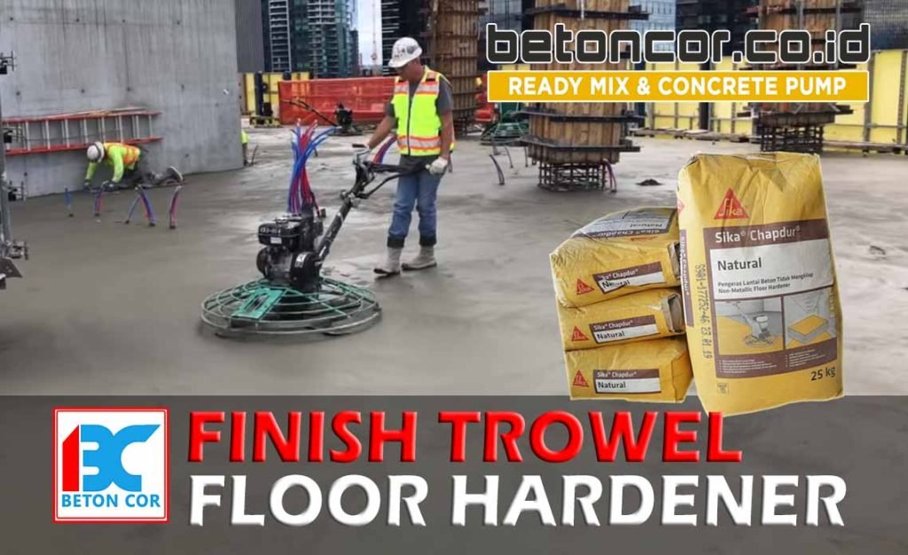 harga jasa finish trowel dan floor hardener