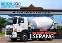 harga beton ready mix serang
