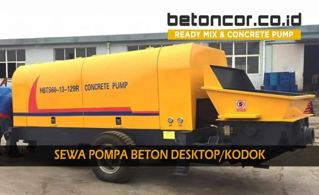 harga sewa pompa beton / concrete pump kodok