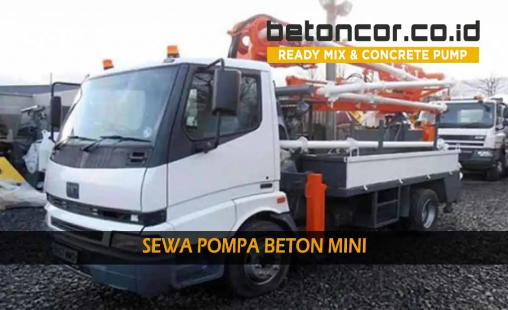 harga sewa pompa beton / concrete pump mini