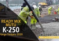 harga beton cor ready mix k-250