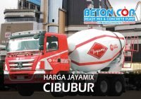 harga beton cor ready mix jayamix cibubur