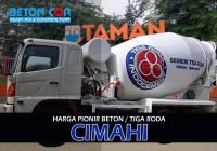 harga beton cor tiga roda pionir cimahi