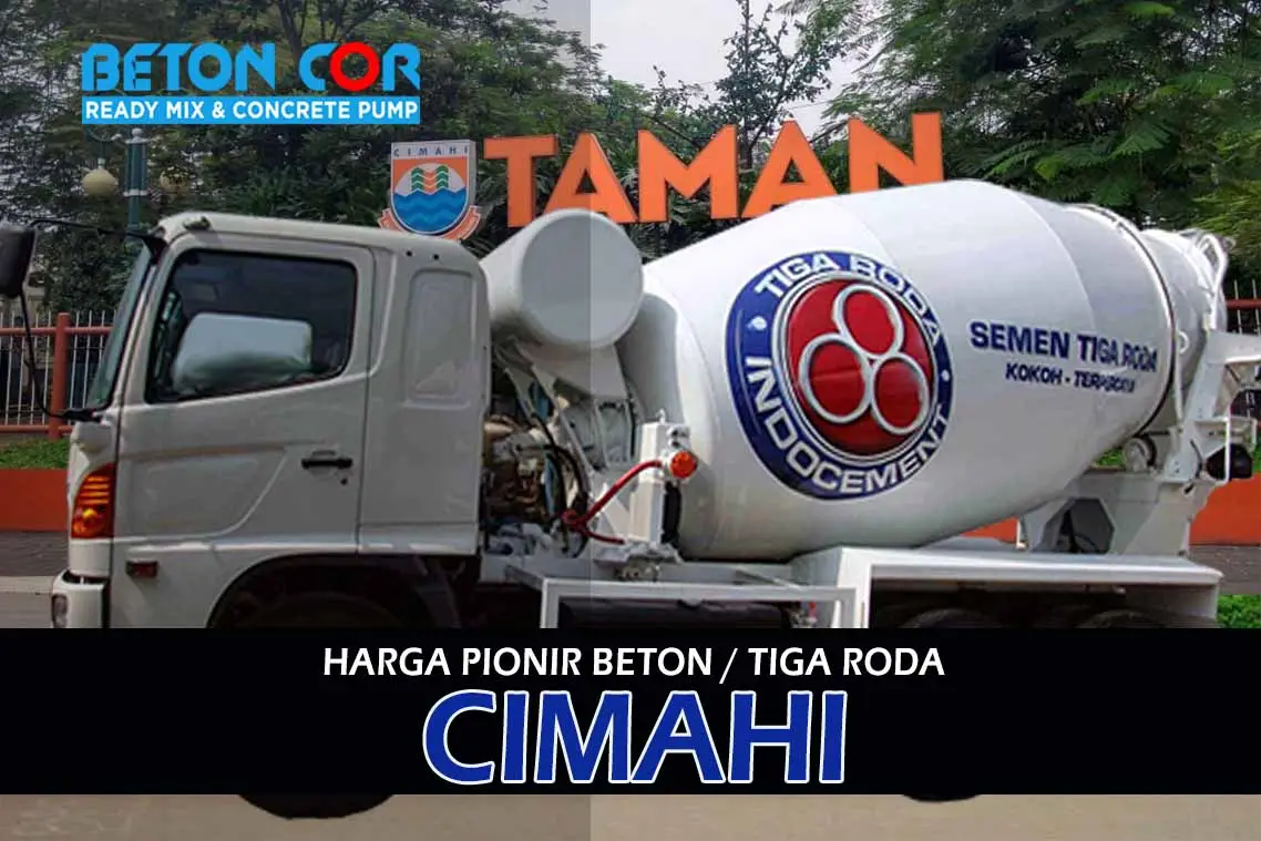 harga beton cor tiga roda pionir cimahi