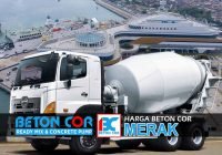 harga beton cor merak