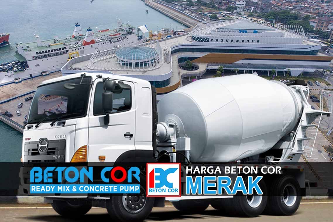 harga beton cor merak