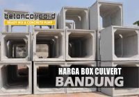 harga box culvert bandung