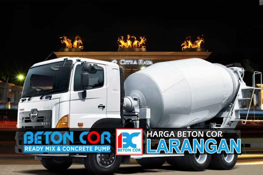 harga beton cor larangan tangerang