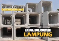 harga box culvert lampung