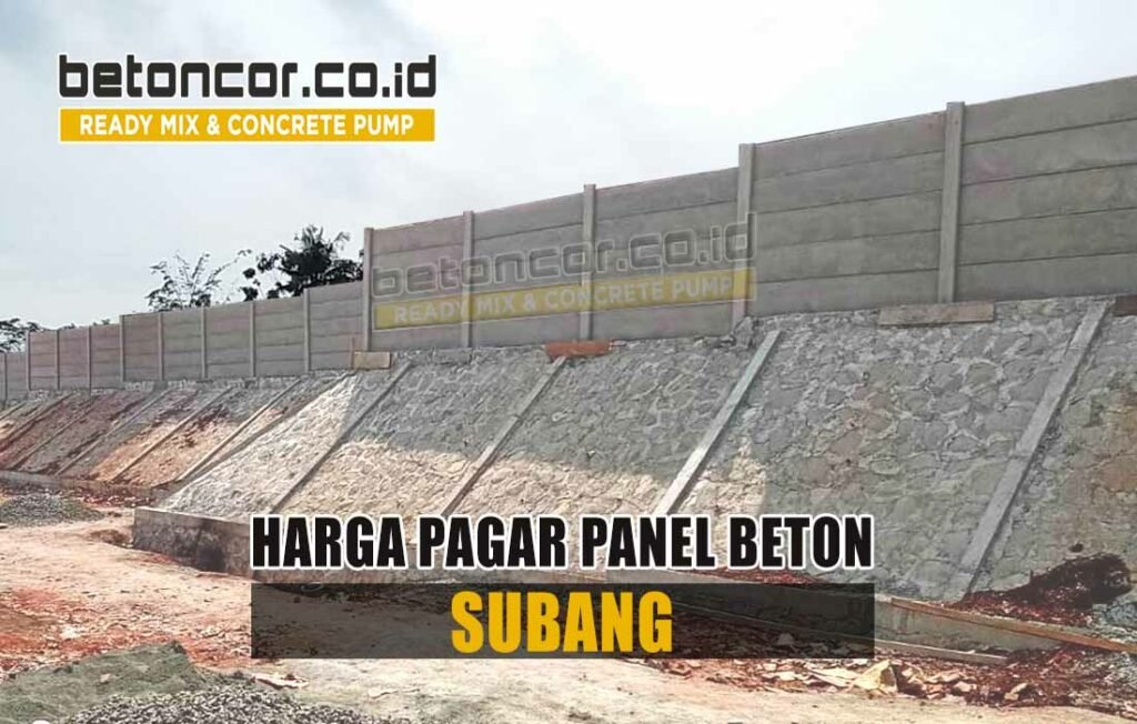 pagar panel beton subang
