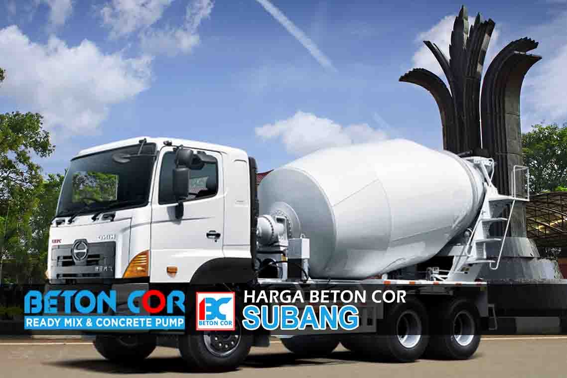 harga beton cor subang