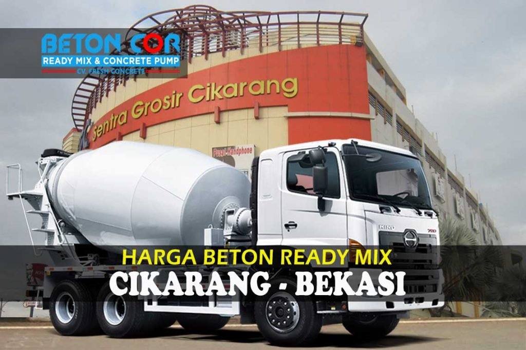 harga beton ready mix cikarang pusat utara timur selatan barat