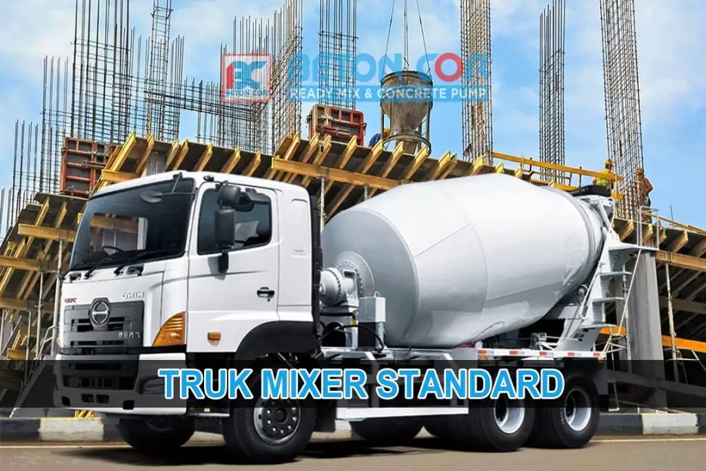 kapasitas mobil molen ready mix truk mixer