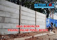 menghitung biaya jasa borongan pasang pagar panel beton