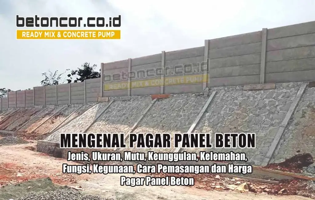 mengenal pagar panel beton