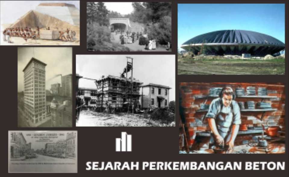 sejarah perkembangan beton