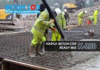 harga beton cor ready mix k-250