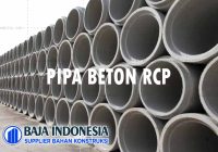 harga pipa beton rcp
