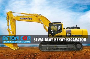 harga sewa excavator murah dan terbaru