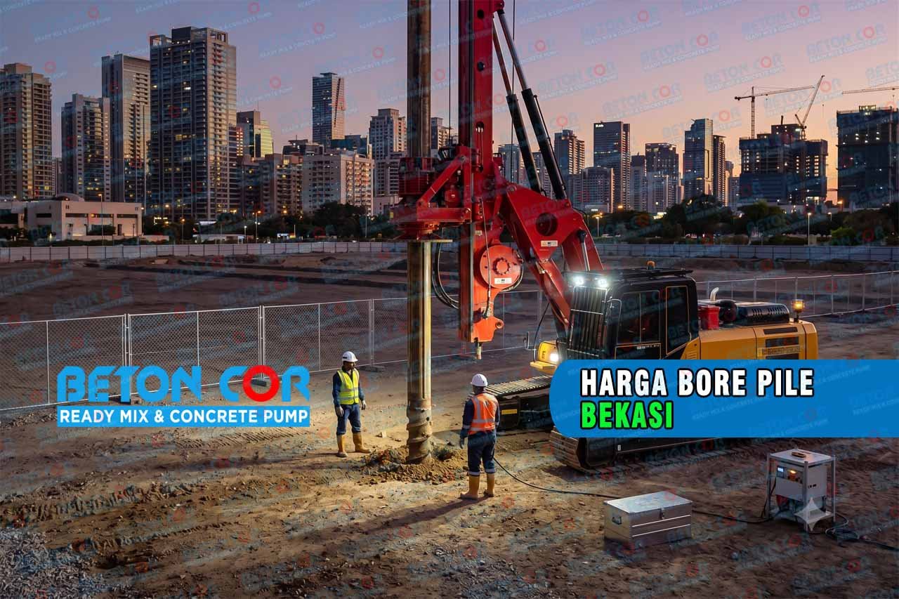 Harga Pondasi Bore Pile Bekasi Terbaru 2026