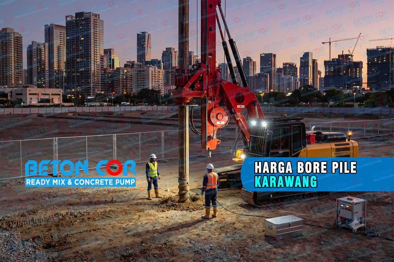 Harga Pondasi Bore Pile Karawang Terbaru 2026